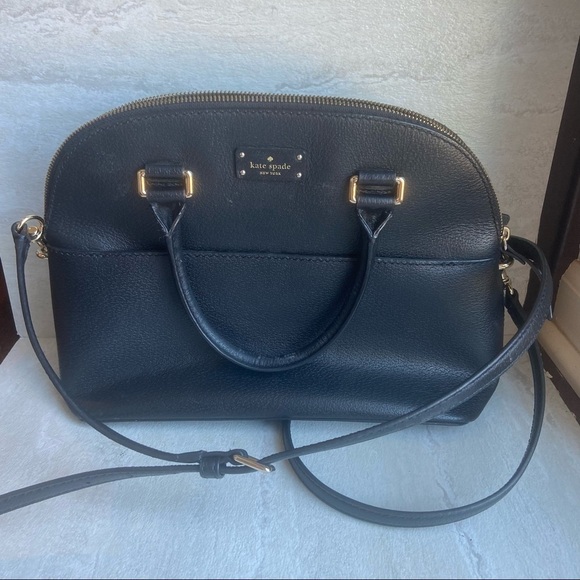 kate spade Handbags - Kate Spade Black Leather Satchel Purse